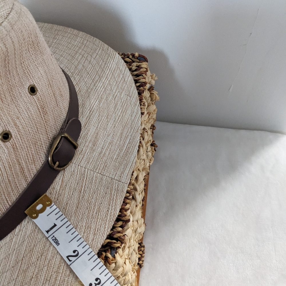 Henschel Hat Co USA Oakridge Safari Natural Linen Hat - Picture 11 of 13